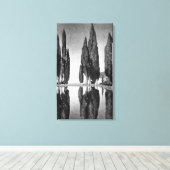 Vintage Villen & Gärten: Das Reservoir Leinwanddruck (Insitu (Holzboden))