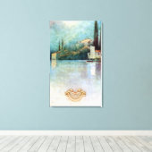 Vintage Villen & Gärten: Villa Pliniana Leinwanddruck (Insitu (Holzboden))