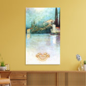 Vintage Villen & Gärten: Villa Pliniana Leinwanddruck (Insitu (Wohnzimmer))