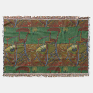 Vintage Vincent van Gogh Gauguins Stuhl Decke