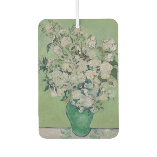 Vintage Vincent Van Gogh Gemälde-Rose Autolufterfrischer (Vorderseite)