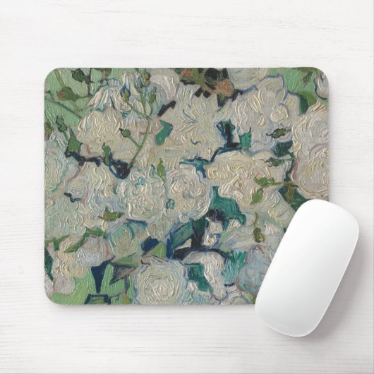 Vintage Vincent Van Gogh Gemälde-Rose Mousepad (Mit Mouse)