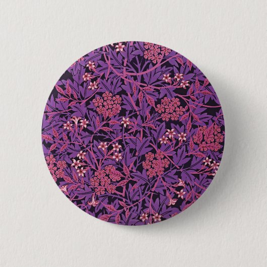 Vintage Vincent Van Gogh-Rose (1890) Button (Vorderseite)