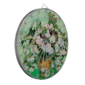 Vintage Vincent Van Gogh-Rose (1890) Dartscheibe (Vorderseite Links)