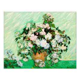 Vintage Vincent Van Gogh-Rose (1890) Fotodruck