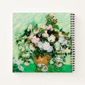 Vintage Vincent Van Gogh-Rose (1890) Notizblock (Rückseite)