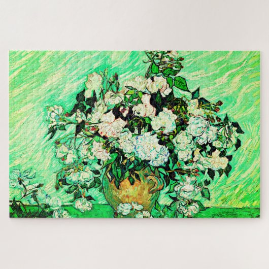 Vintage Vincent Van Gogh-Rose (1890) Puzzle (Horizontal)