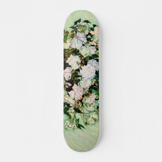 Vintage Vincent Van Gogh-Rose (1890) Skateboard (Vorne)
