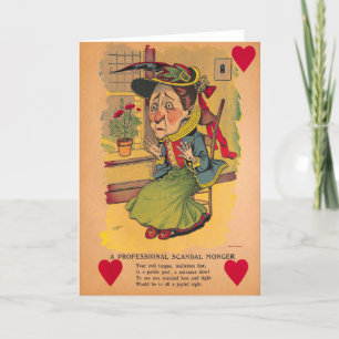 Vintage Vinegar Valentine - Scandel Monger, Feiertagskarte