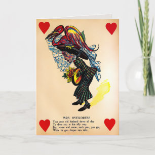 Vintage Vinegarine Valentine Card Feiertagskarte