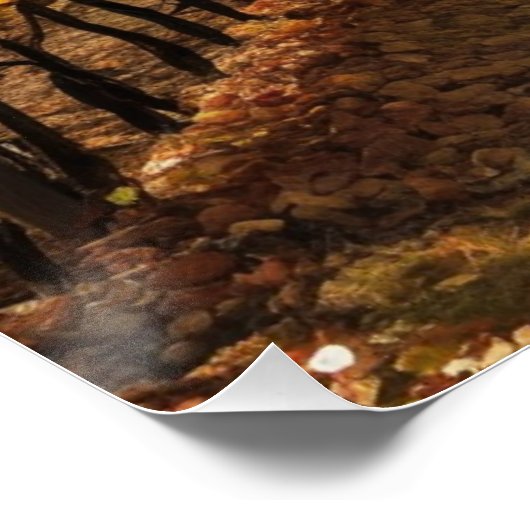 vintage vineyard landscape poster (Ecke)