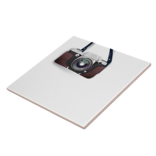 Vintage Vintage Kamera Fliese (Seite)