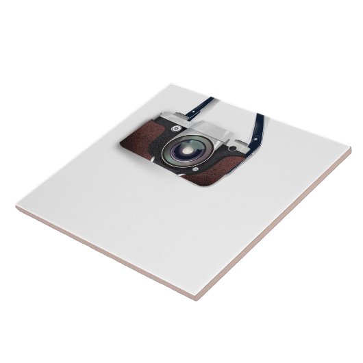 Vintage Vintage Kamera Fliese (Seite)