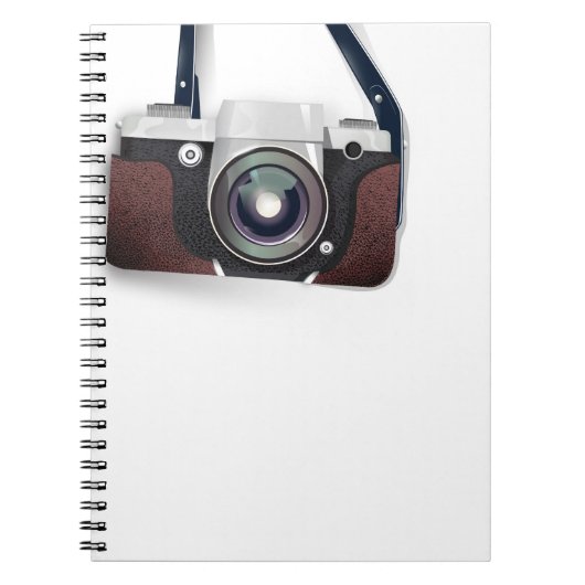 Vintage Vintage Kamera Notizblock (Vorderseite)