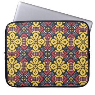 Vintage Vintage nahtlose Blume Laptopschutzhülle