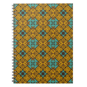 Vintage Vintage nahtlose Blume Notizblock