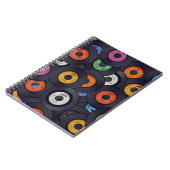 Vintage Vinyl Platten - Hintergrund Notizblock (Linke Seite)