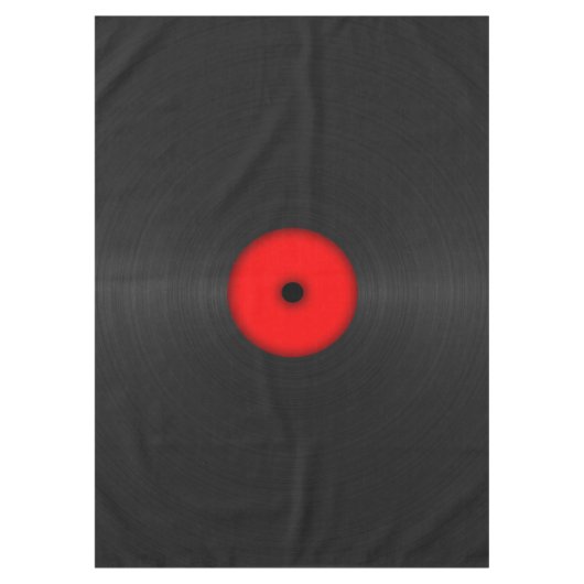 Vintage Vinylaufzeichnung Tischdecke (Vorderseite)