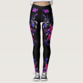 Vintage Violett-Rose Leggings (Vorderseite)