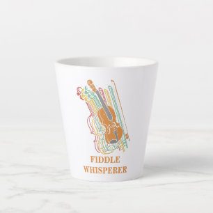 Vintage Violin Fiedel Flüsterer Milchtasse