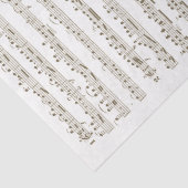 Vintage Violin Sheet Music Sepia Decoupage Seidenpapier (Ausschnitt)