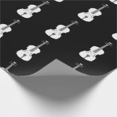 Vintage Violine Geschenkpapier (Ecke)