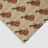 Vintage Violine Seidenpapier (Detail)