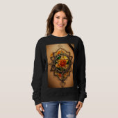 Vintage Visionen, handgefertigt Sweatshirt (Vorne ganz)