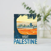 Vintage Visit Palestine Adv Postkarte (Stehend Vorderseite)