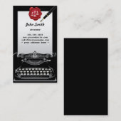 Vintage Visitenkarte (Vorne/Hinten)