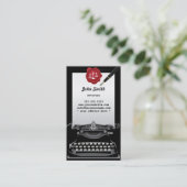 Vintage Visitenkarte (Stehend Vorderseite)