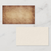 Vintage Visitenkarte (Vorne/Hinten)