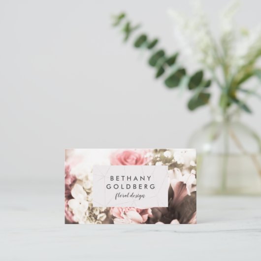 Vintage Visitenkarte (Stehend Vorderseite)