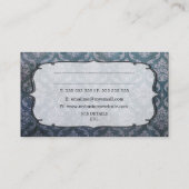 Vintage Visitenkarte (Rückseite)