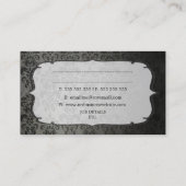 Vintage Visitenkarte (Rückseite)