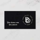 Vintage Visitenkarte (Vorderseite)