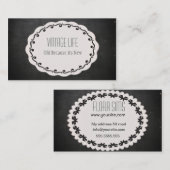 Vintage Visitenkarte (Vorne/Hinten)