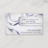 Vintage Visitenkarte (Rückseite)