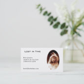 Vintage Visitenkarte (Stehend Vorderseite)