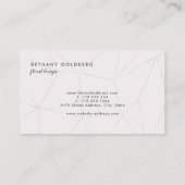 Vintage Visitenkarte (Rückseite)