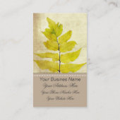 Vintage Visitenkarte aus Heckflügel (Rückseite)