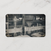 Vintage Visitenkarte des Lehrers (Rückseite)