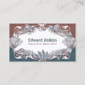 Vintage Visitenkarte für Seefahrer-Monster (Vorderseite)