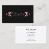 Vintage Visitenkarten-dekorative Retro-Halterungen Visitenkarte (Vorne/Hinten)