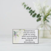 Vintage Visitenkarten der Wisteria Bird Asian Styl Visitenkarte (Stehend Vorderseite)