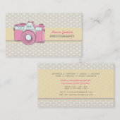 Vintage Visitenkarten für Kameras Visitenkarte (Vorne/Hinten)