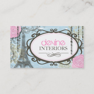 Vintage Visitenkarten von Designern Visitenkarte