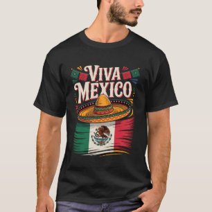 Vintage Viva la Independencia de Mexiko, stolzer M T-Shirt