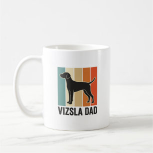 Vintage Vizsla Papa Hunde Liebhaber Shirt Design_1 Kaffeetasse