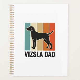 Vintage Vizsla Papa Hunde Liebhaber Shirt Design_1 Planer